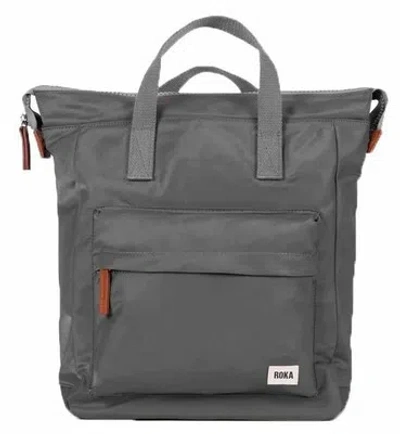 ROKA ROKA UNISEX BANTRY B MEDIUM SUSTAINABLE NYLON BACKPACK - GRAPHITE GREY