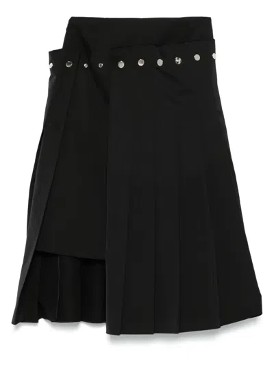 ROKH LAYERED PLEATED SKIRT