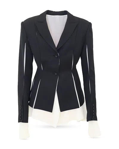 ROKH ROKH SPLIT PANEL BLAZER