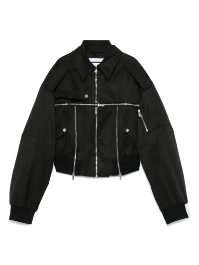 ROKH ZIP-DETAILED BOMBER JACKET