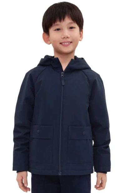 ROKKA&ROLLA ROKKA&ROLLA KIDS' RIPSTOP WINDBREAKER JACKET
