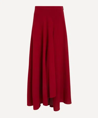 ROKSANDA ROKSANDA WOMEN'S ASHA CRIMSON CREPE SKIRT