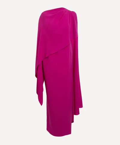 ROKSANDA ROKSANDA WOMEN'S DEMETRIA CREPE CAPE DRESS