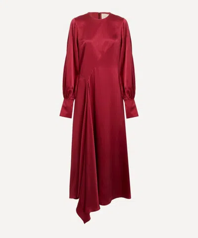 ROKSANDA ROKSANDA WOMEN'S HAYAT SCARLET SILK DRESS