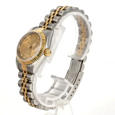 ROLEX DATEJUST STEEL BRACELET WATCH (PRE-OWNED)