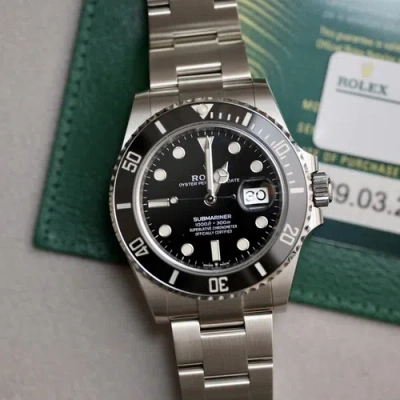 ROLEX ROLEX SUBMARINER MEN'S BLACK WATCH - 126610LN 2024