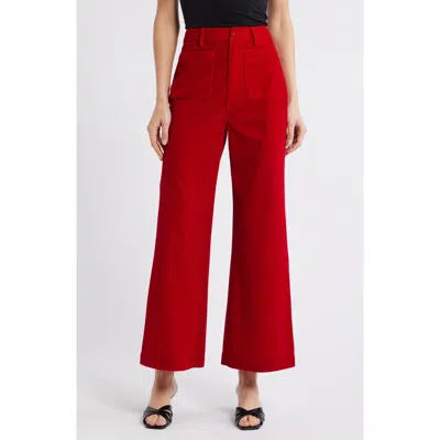 ROLLA'S ROLLA’S SAILOR FLARE LEG VELVET PANTS