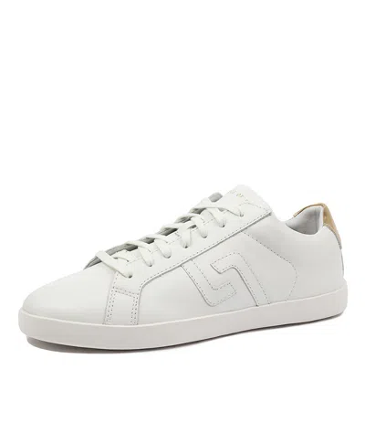 ROLLIE ROLLIE PRIME WHITE GEO LEOPARD LEATHER SNEAKERS WOMENS SHOES CASUAL