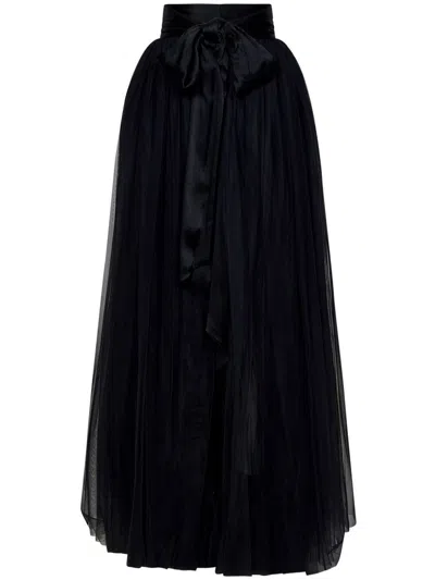 ROOM76 TULLE-OVERLAY MAXI SKIRT
