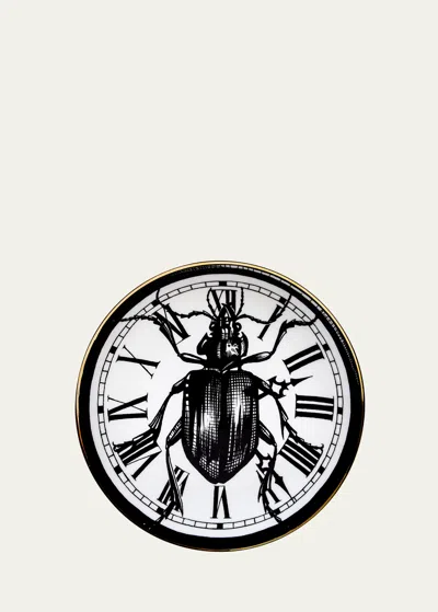 RORY DOBNER BEETLE CLOCK DINNER PLATE