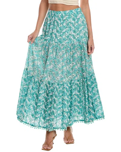 RO'S GARDEN RO’S GARDEN FRILLY MIDI SKIRT