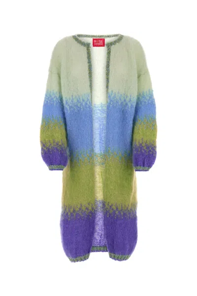 ROSE CARMINE CARDIGAN IN MISTO MOHAIR MULTICOLOR DONNA