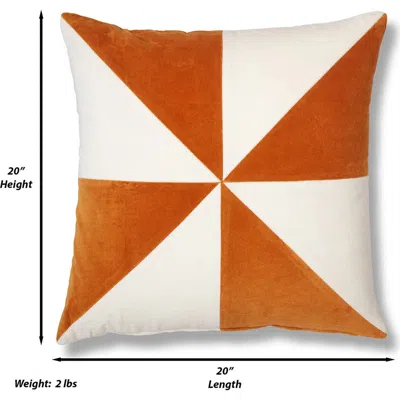 ROSELLI TRADING COMPANY ROSELLI TRADING COMPANY PINWHEEL ACCENT PILLOW