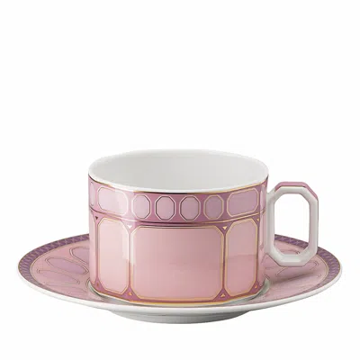 ROSENTHAL SWAROVSKI SIGNUM TEACUP AND SAUCER