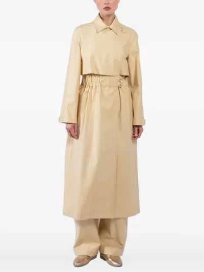 ROSETTA GETTY ELASTICATED TRENCH COAT