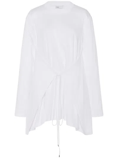 ROSETTA GETTY LAYERED-DESIGN COTTON T-SHIRT