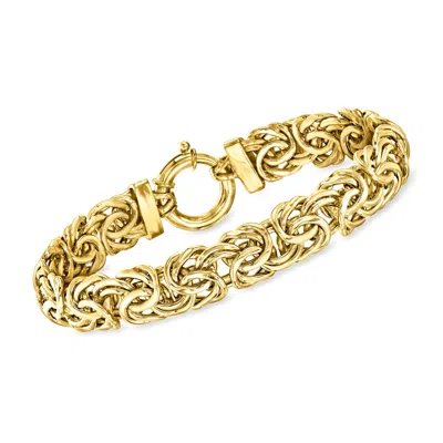 ROSS-SIMONS 18KT YELLOW GOLD BYZANTINE BRACELET