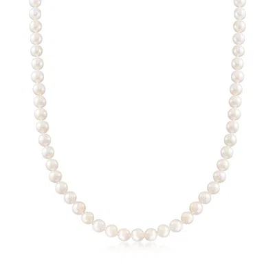 ROSS-SIMONS 6-7MM CULTURED PEARL NECKLACE WITH 14KT YELLOW GOLD