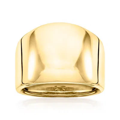 ROSS-SIMONS ITALIAN 18KT YELLOW GOLD POLISHED RING