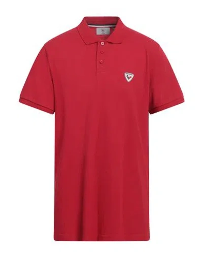 ROSSIGNOL ROSSIGNOL MAN POLO SHIRT RED SIZE XXL COTTON, ELASTANE