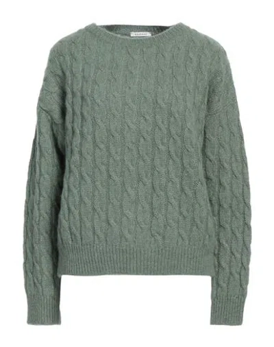 ROSSO35 ROSSO35 WOMAN SWEATER MILITARY GREEN SIZE 8 ALPACA WOOL, POLYAMIDE, VIRGIN WOOL