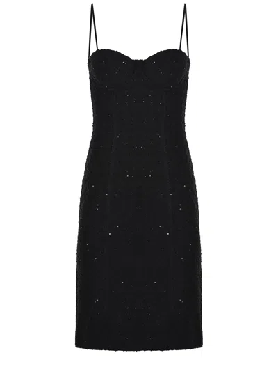 ROTATE BIRGER CHRISTENSEN BOUCLÈ MIDI DRESS