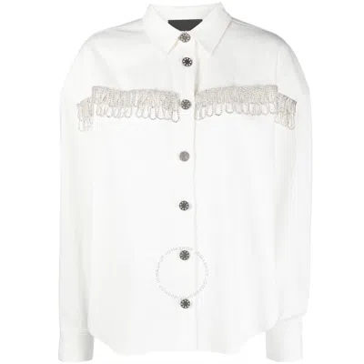 ROTATE BIRGER CHRISTENSEN ROTATE BIRGER CHRISTENSEN CRYSTAL-EMBELLISHED TOP