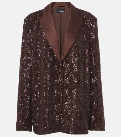 ROTATE BIRGER CHRISTENSEN SEQUINED BLAZER