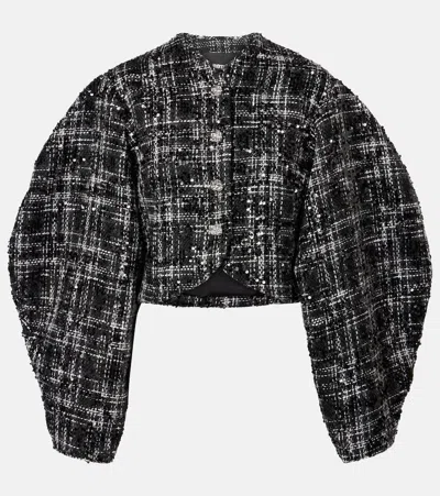 ROTATE BIRGER CHRISTENSEN SEQUINED BOUCLÉ JACKET