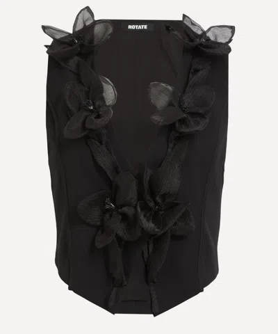 ROTATE BIRGER CHRISTENSEN ROTATE BIRGER CHRISTENSEN WOMEN'S FLOWER WAISTCOAT