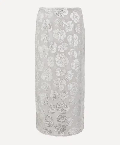 ROTATE BIRGER CHRISTENSEN ROTATE BIRGER CHRISTENSEN WOMEN'S SEQUIN CHIFFON SKIRT