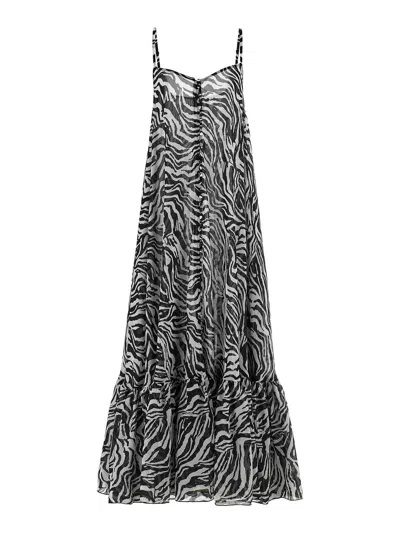 ROTATE BIRGER CHRISTENSEN VESTIDO LARGO - BLANCO