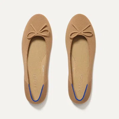 ROTHYS THE BALLET FLAT IN BROWN/NEUTRAL