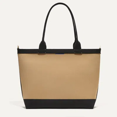 ROTHYS THE LIGHTWEIGHT ZIP TOTE IN BROWN/NEUTRAL