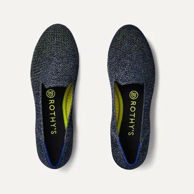 ROTHYS THE LOAFER IN BLUE/METALLIC