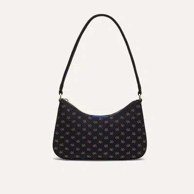 ROTHYS THE MINI SHOULDER BAG IN BLACK/METALLIC