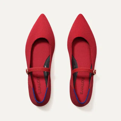 ROTHYS THE POINT MARY JANE II IN RED