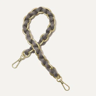 ROTHYS THE SHOULDER STRAP IN GREY/METALLIC