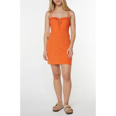 ROXY ROXY DRIVE IN SMOCKED MINIDRESS