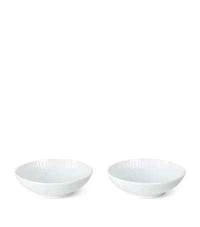 ROYAL COPENHAGEN SET OF 2 FLUTED BOWLS