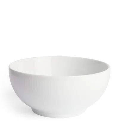 ROYAL COPENHAGEN WHITE FLUTED BOWL