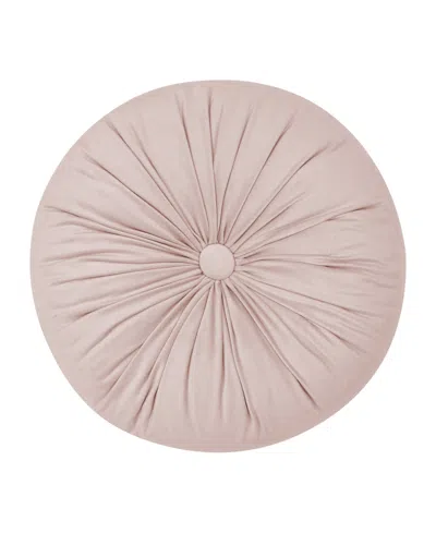 ROYAL COURT AVANT GARDEN TUFTED DECORATIVE PILLOW, 15" ROUND