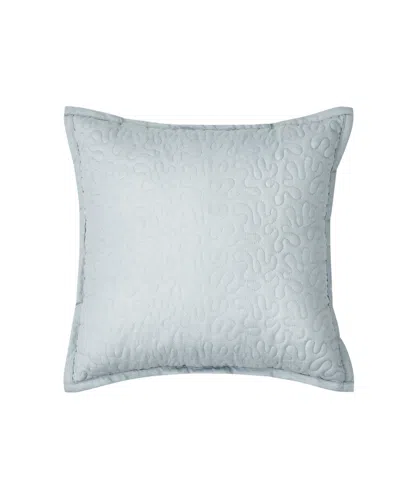 ROYAL COURT EVERGREEN QUILTED SQUARE DECORATIVE PILLOW, 16" X 16"