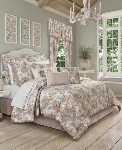 ROYAL COURT JANESSA JACOBEAN 4-PC. COMFORTER SET, QUEEN