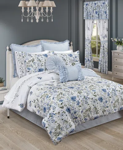 ROYAL COURT KOURTNEY FLORAL 4-PC. COMFORTER SET, QUEEN