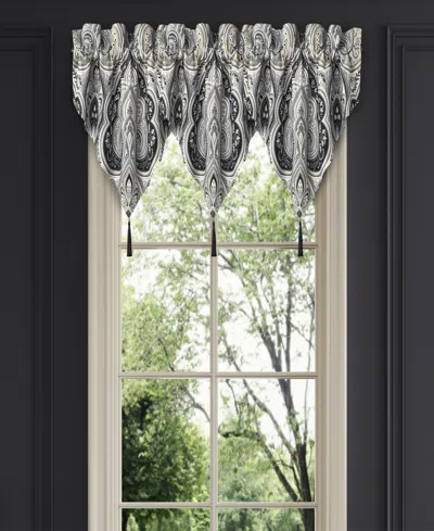 ROYAL COURT MESSINA WINDOW ASCOT VALANCE, 40" X 21"
