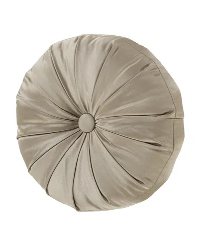 ROYAL COURT POTENZA TUFTED DECORATIVE PILLOW, 15" ROUND