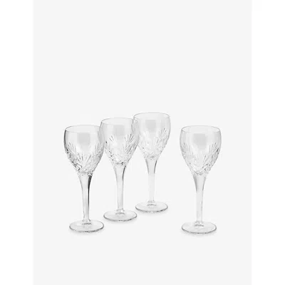 ROYAL DOULTON HIGHGATE SET OF FOUR CRYSTAL RED WINE GLASSES