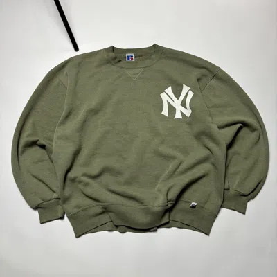 RUSSELL ATHLETIC X VINTAGE CRAZY VINTAGE NEW YORK YANKEES RUSSELL SWEATSHIRT 90'S