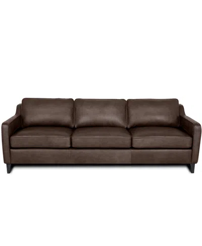 RUTHERFORD HOME BARI 92" LEATHER SOFA